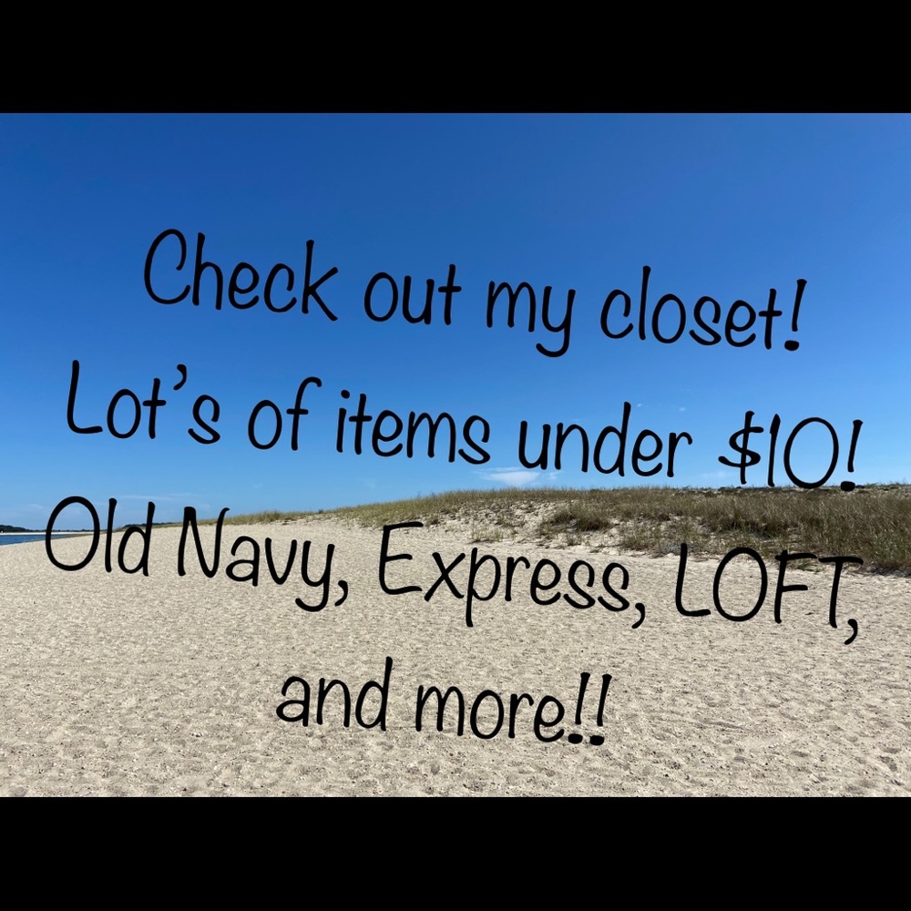 Closet clean out!